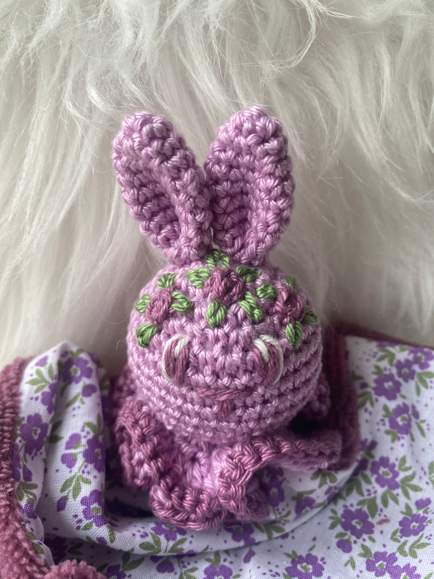Doudou lapin « Violette »