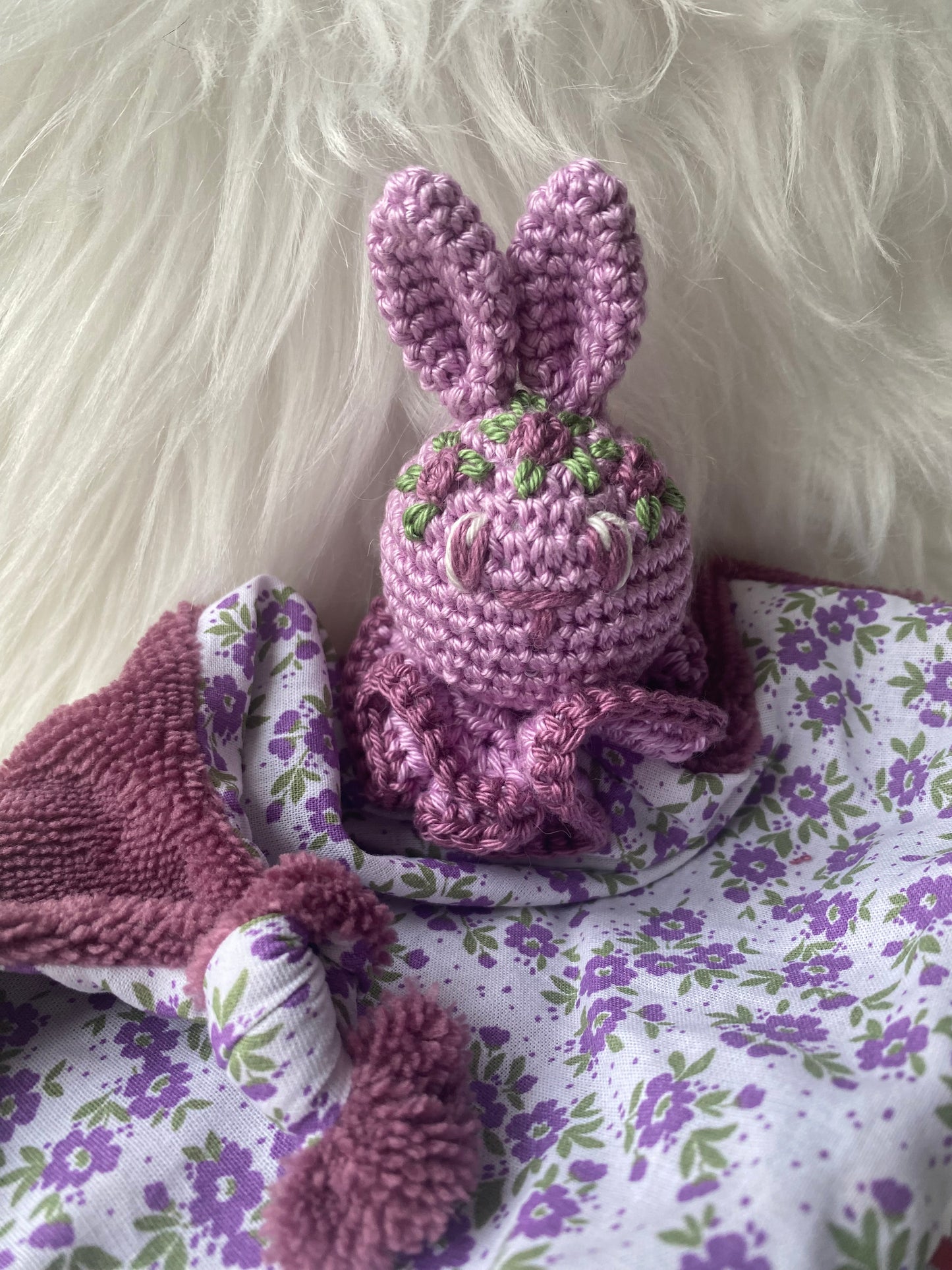 Doudou lapin « Violette »