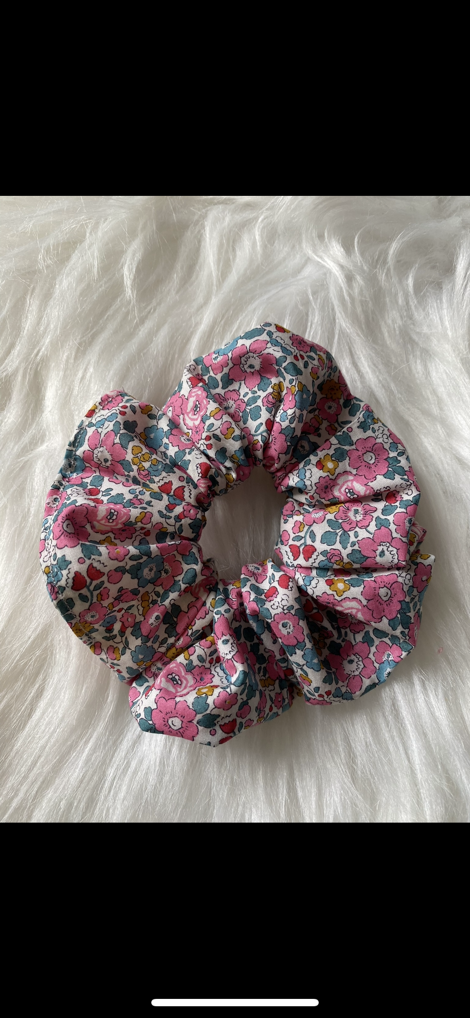 Chouchou Liberty Of London multi fleurs rouges