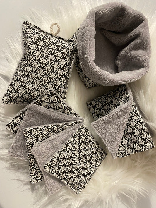 Coffret BIEN-ÊTRE mixte éventail gris