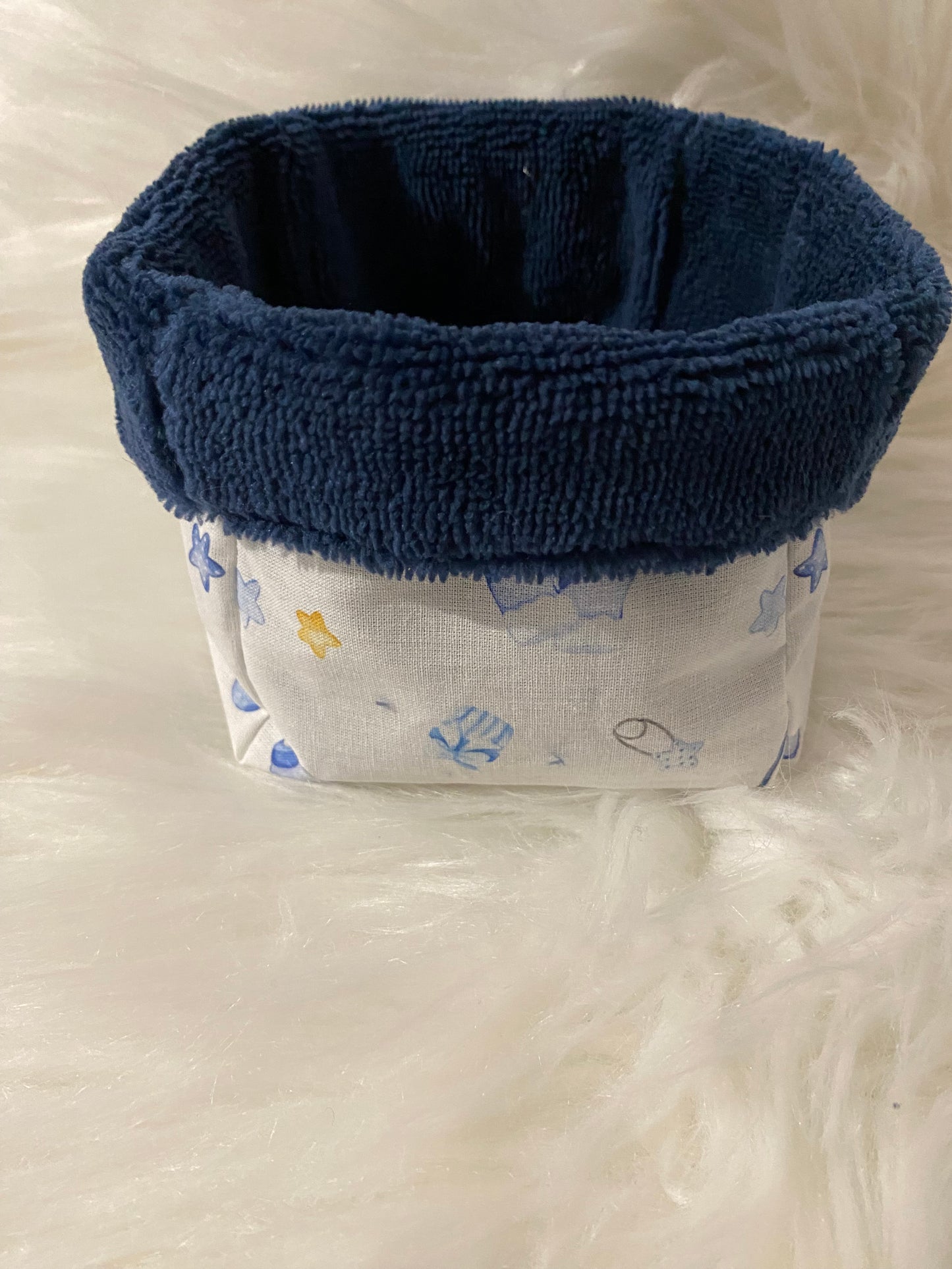Coffret BIEN-ÊTRE enfant motifs biberons, tétine bleue et blanche