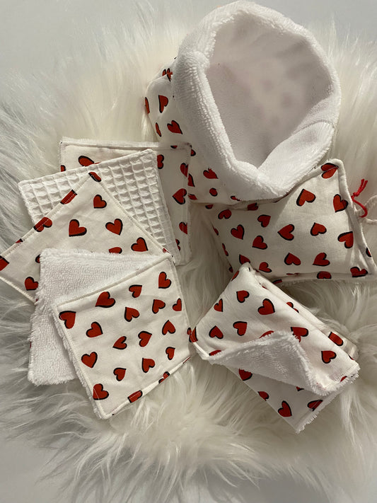 Coffret BIEN-ÊTRE blanc et coeur rouge