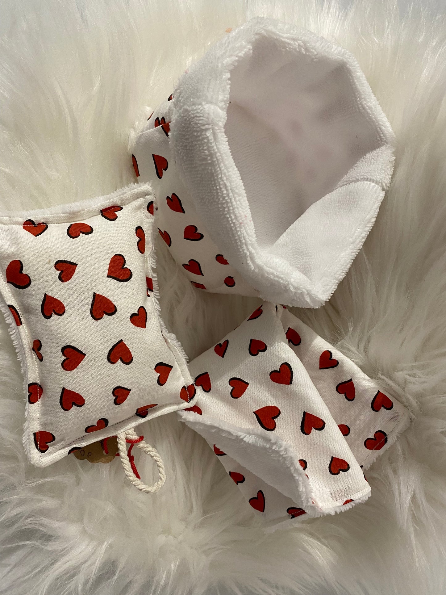 Coffret BIEN-ÊTRE blanc et coeur rouge