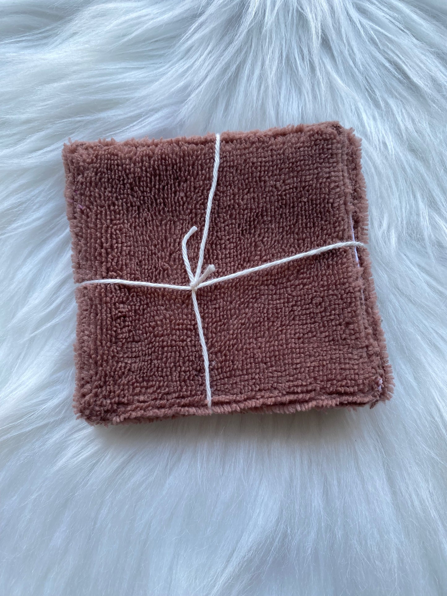5 Lingettes roses et blanches