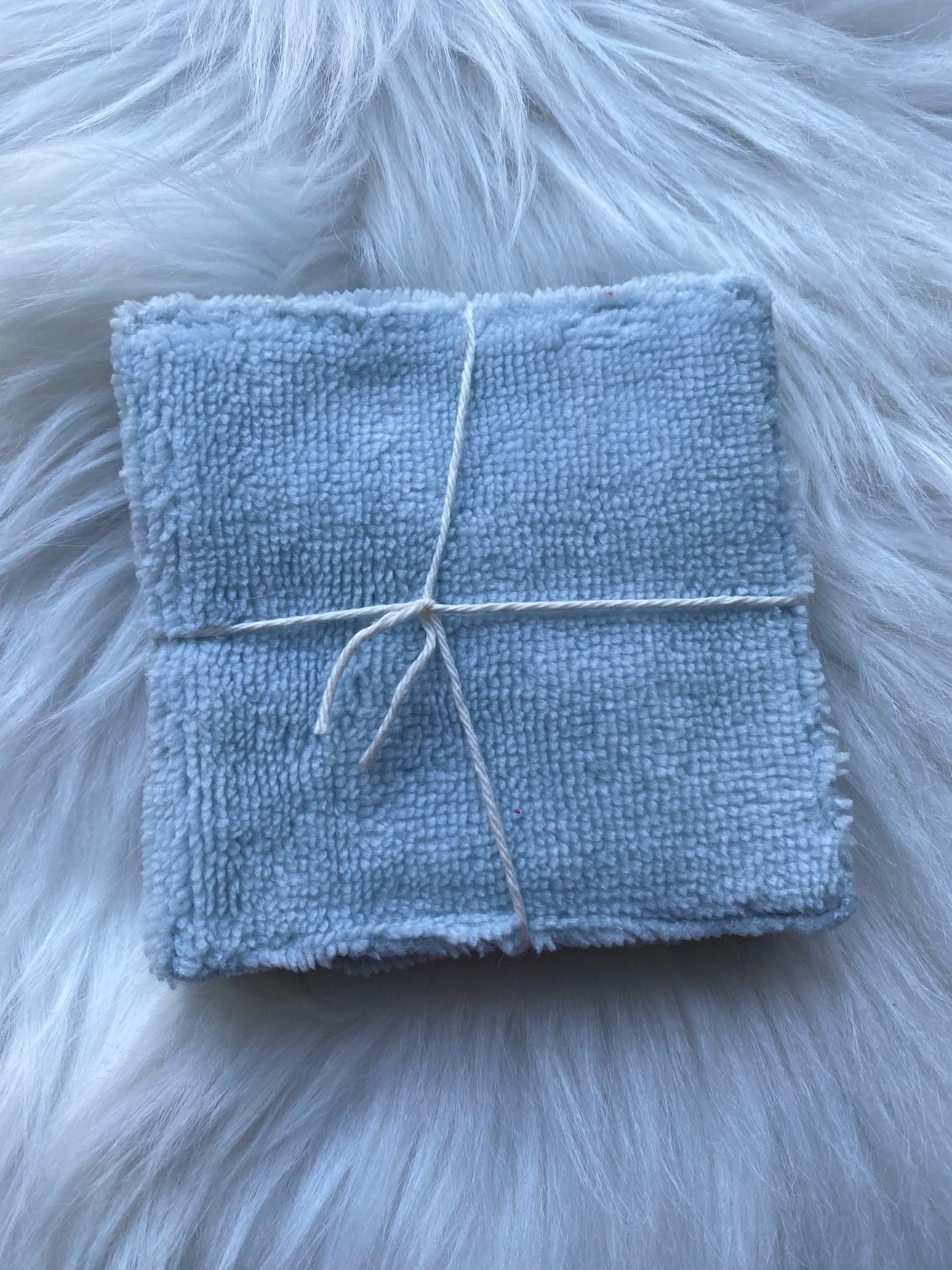 5 Lingettes fleuris vertes et roses