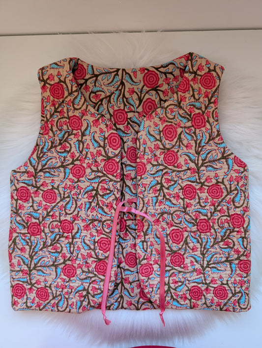 Gilet de berger Réversible 4- 6 ans