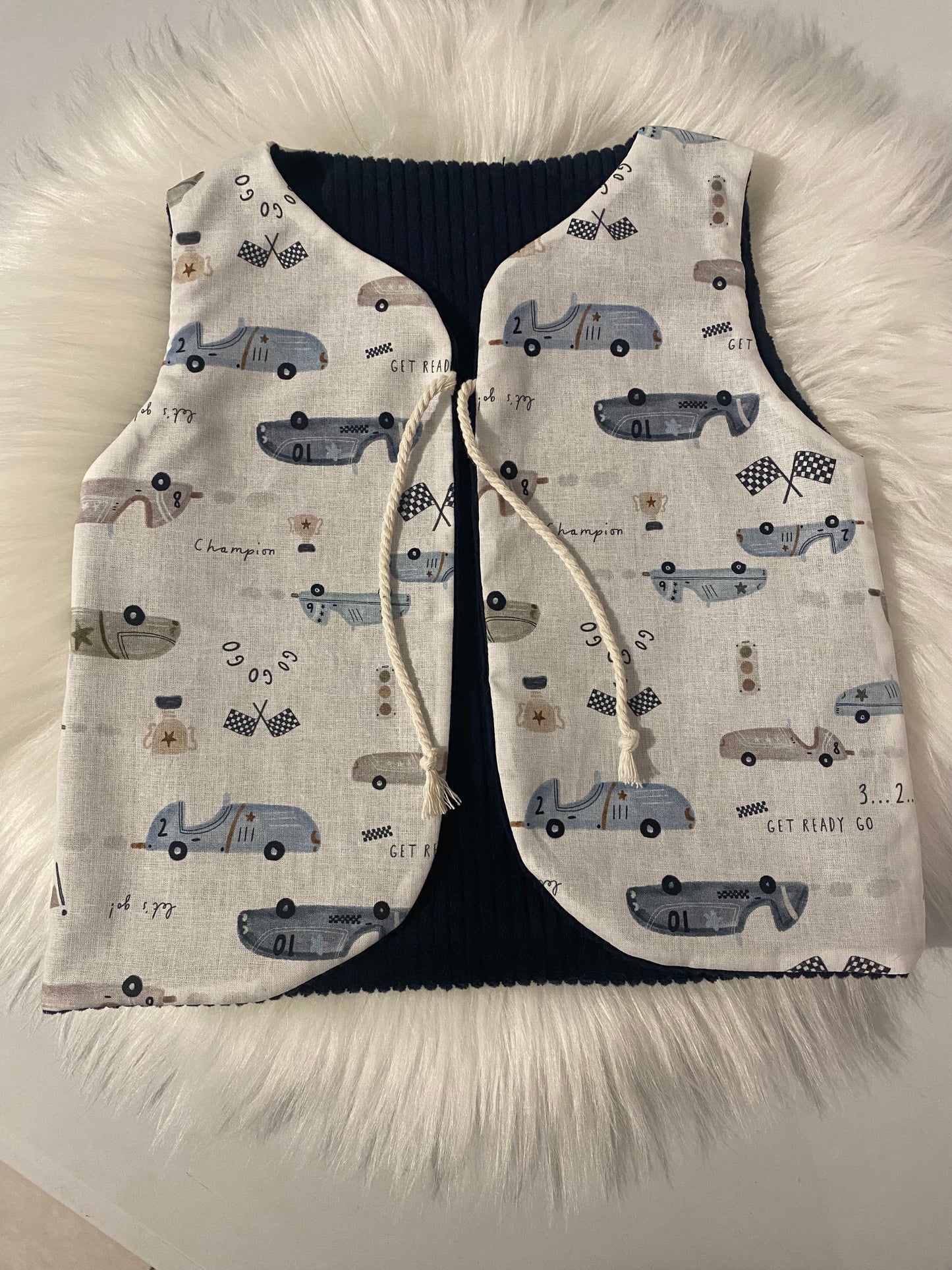 Gilet de Berger Réversible 2 3 ans