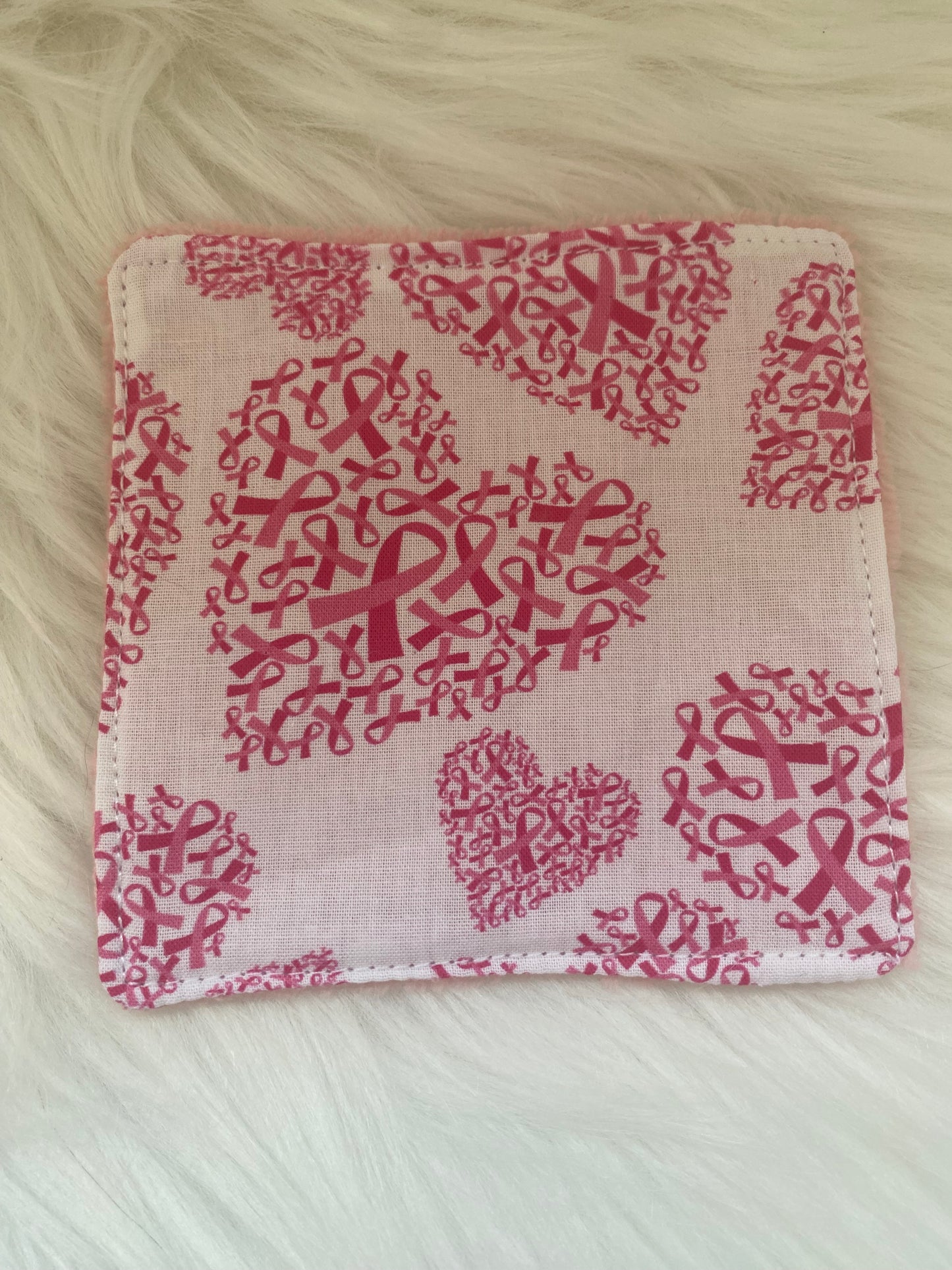 5 lingettes coeurs OCTOBRE ROSE 1€ Reversé à Mon bonnet rose