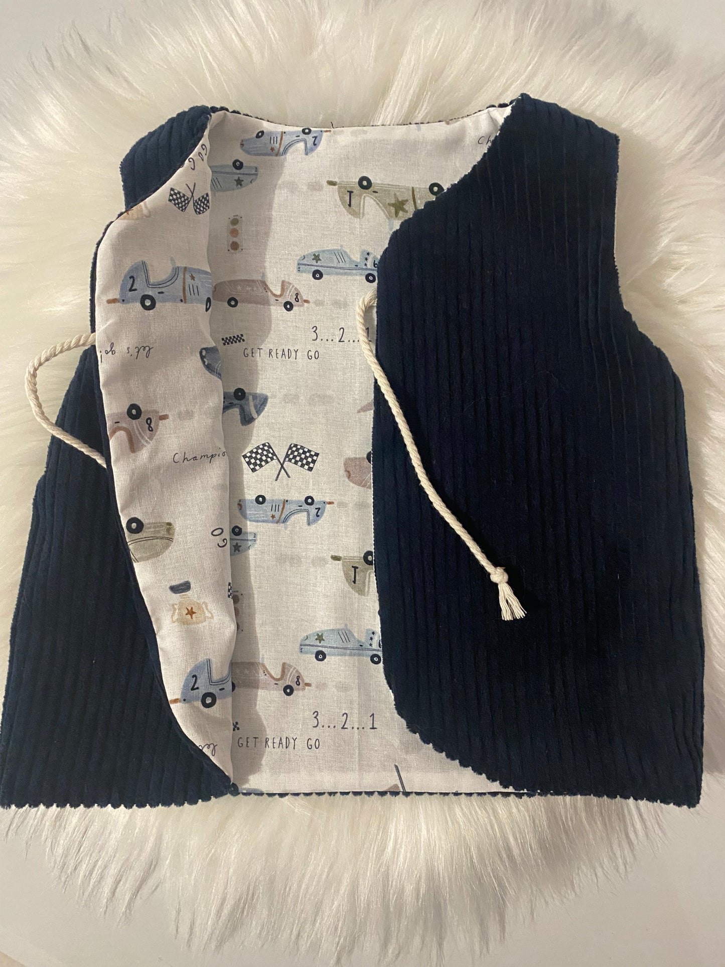 Gilet de Berger Réversible 2 3 ans