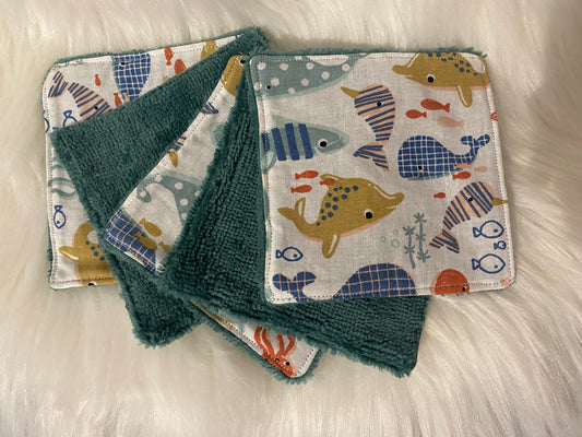 5 lingettes bébés enfants