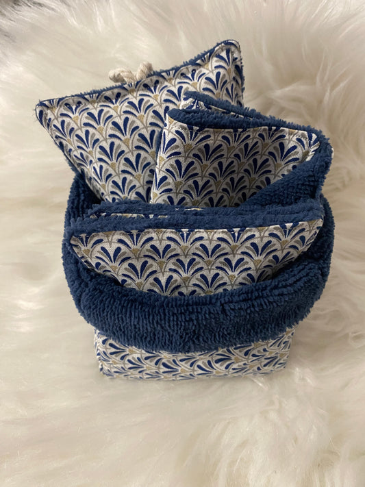 Coffret BIEN-ÊTRE mixte éventail bleu