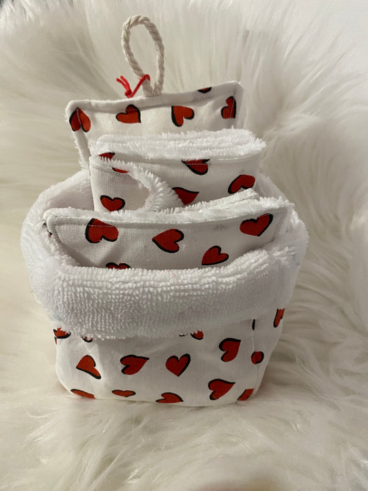 Coffret BIEN-ÊTRE blanc et coeur rouge
